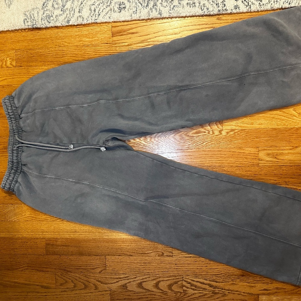 Zara Gray Wide Leg Sweatpants